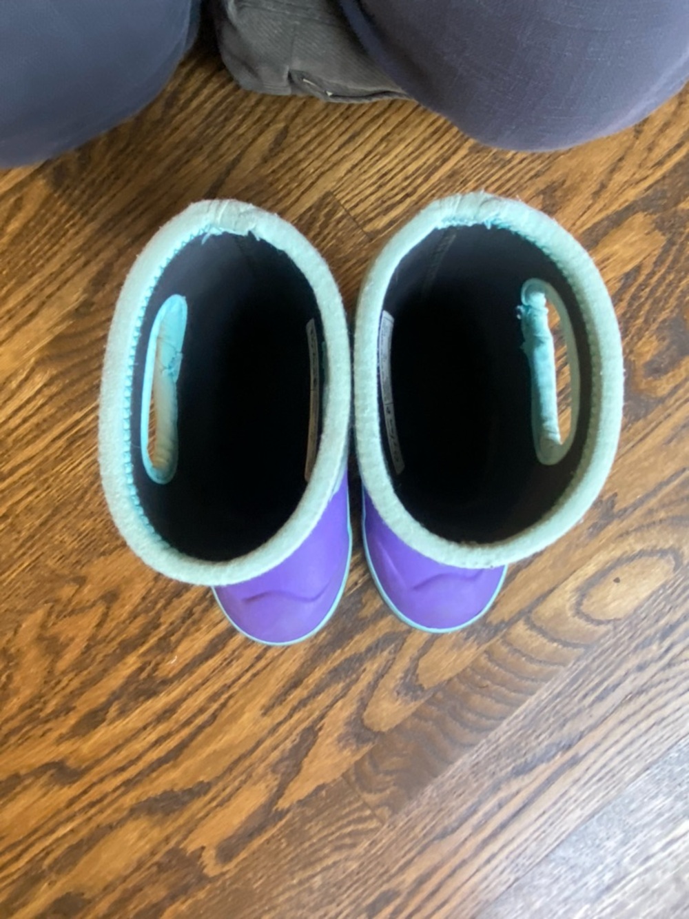 Bogs Kids Classic Waterproof Insulated Boots  size 8 Purple snow -30F - Picture 4 of 8
